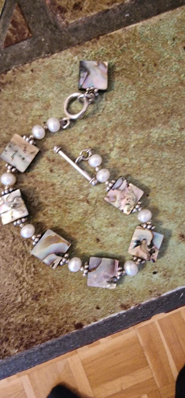 Bracciali & Braccialetti: Art Deco Perlen Armband Silber 925 – Usato da St. Gallen venduto da mania03 1