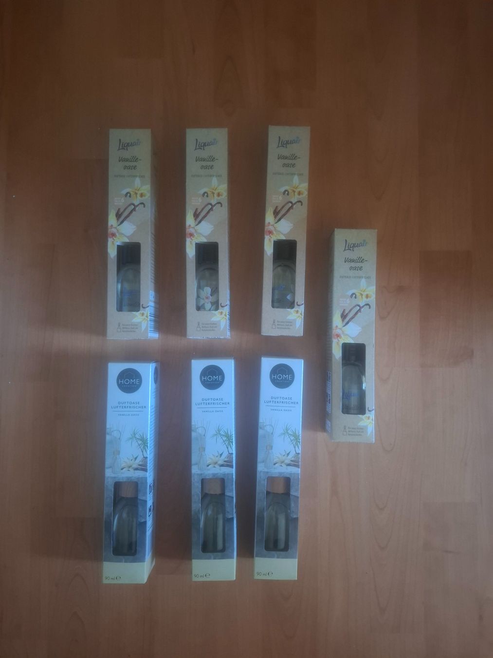 Deodoranti per ambiente: 7 Neue Vanille Oase Lufterfrischer Duftstäbchen – Nuovo e nell'imballaggio originale da Allschwil venduto da nicki1803