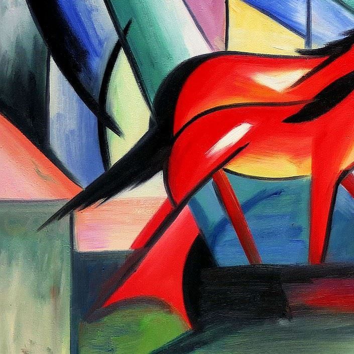 Riproduzioni & Creazioni: Franz Marc - Die ersten Tiere – Nuovo (secondo la descrizione) da Larnaca venduto da KunstDepot24 2