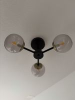 Deckenlampe schwarz / Glas – modern