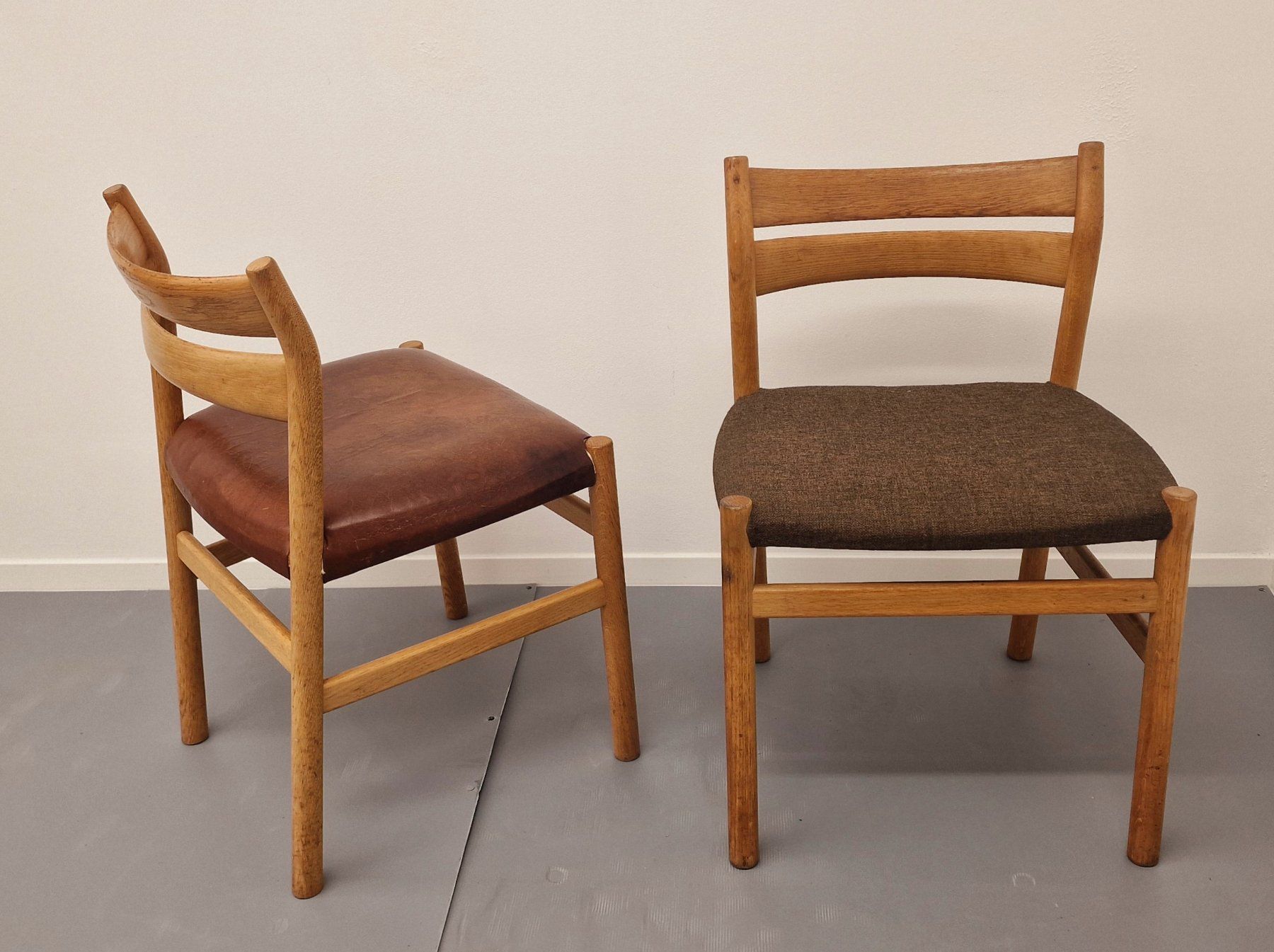 Sedie: Design, Børge Mogensen, 2 Stühle, C.M. Madsens, Eiche 60er – Usato da St.Gallen venduto da Yuzucitrus 5