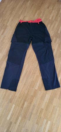 Wanderhose schwarz-blau leicht und stretch. Ca 170 cm
