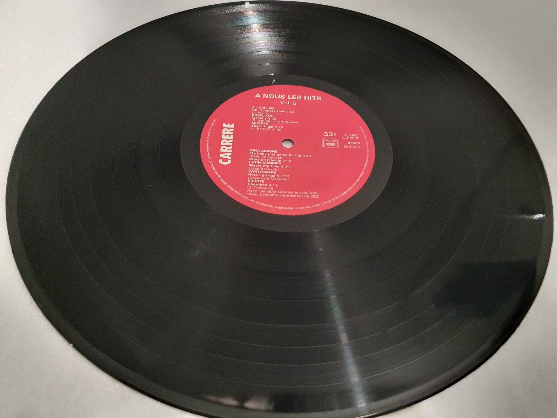 Dischi in vinile: À Nous Les Hits Vol. 5 – Usato da Uster venduto da Vinyl-Leidenschaft 4