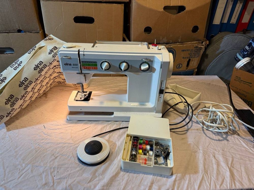 Elna 500 Electronic Nähmaschine - Inkl. Zubehör (324) (Gebraucht) in ...