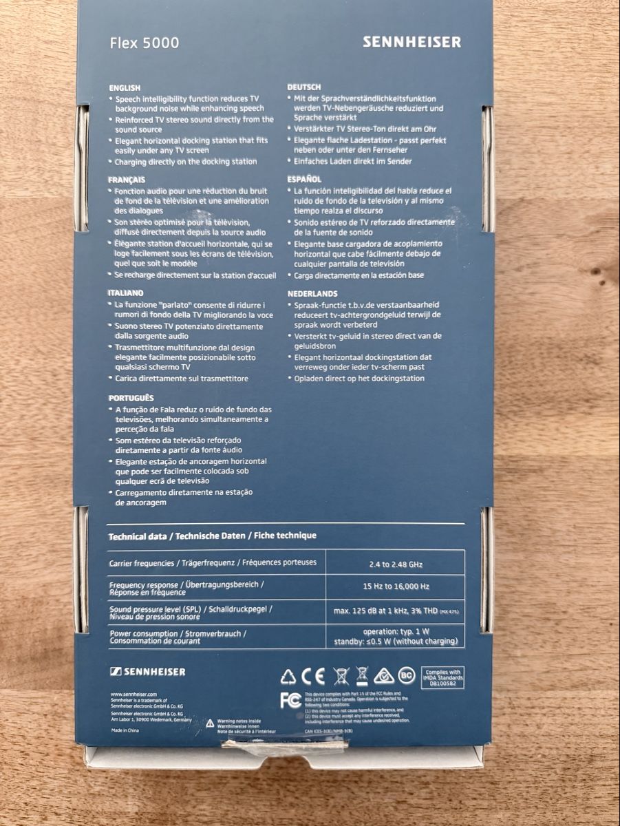 Sennheiser Radiocomunicazione: Sennheiser Flex 5000 Digital Wireless Audio System Headphone – Usato da Bern venduto da Hobbypilot007 1