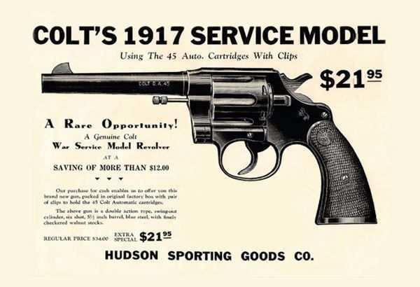 Insegne: Blechschild-COLTS 1917 SERVICE MODEL – Nuovo e nell'imballaggio originale da Rupperswil venduto da big-one-sale