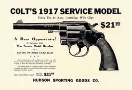 Blechschild-COLTS 1917 SERVICE MODEL