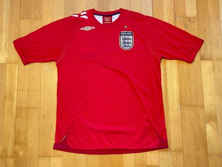 2006 Umbro England Football Jersey World Cup Sz L