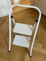 Klappleiter 2-stufig, Metall, super stabil, ungebraucht