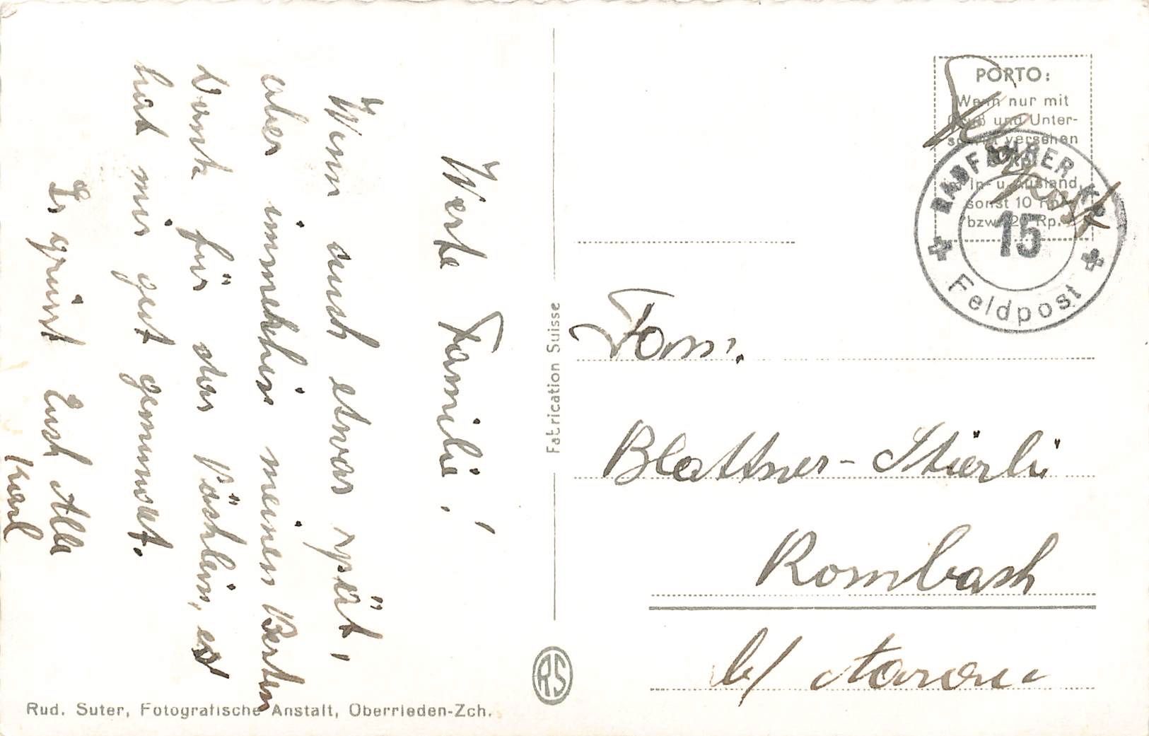 Cartoline postali: Sursee LU Strasse mit Häusern Ortszentrum – Usato da Biasca venduto da Blenio71 1