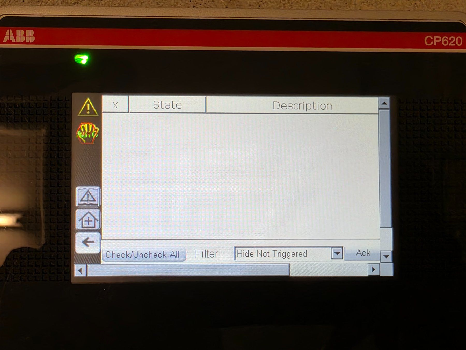 ABB Componenti elettronici: ABB CP620 HMI Touch Panel - 1SAP520100R0001 – Usato da Gelterkinden venduto da patriks4 1