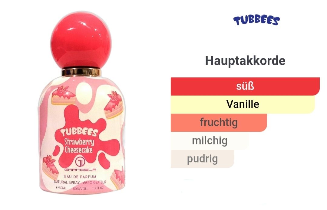 Profumi & Eau de Toilette: Tubbees Strawberry Cheesecake – Nuovo (secondo la descrizione) da Winterthur venduto da Je. 2