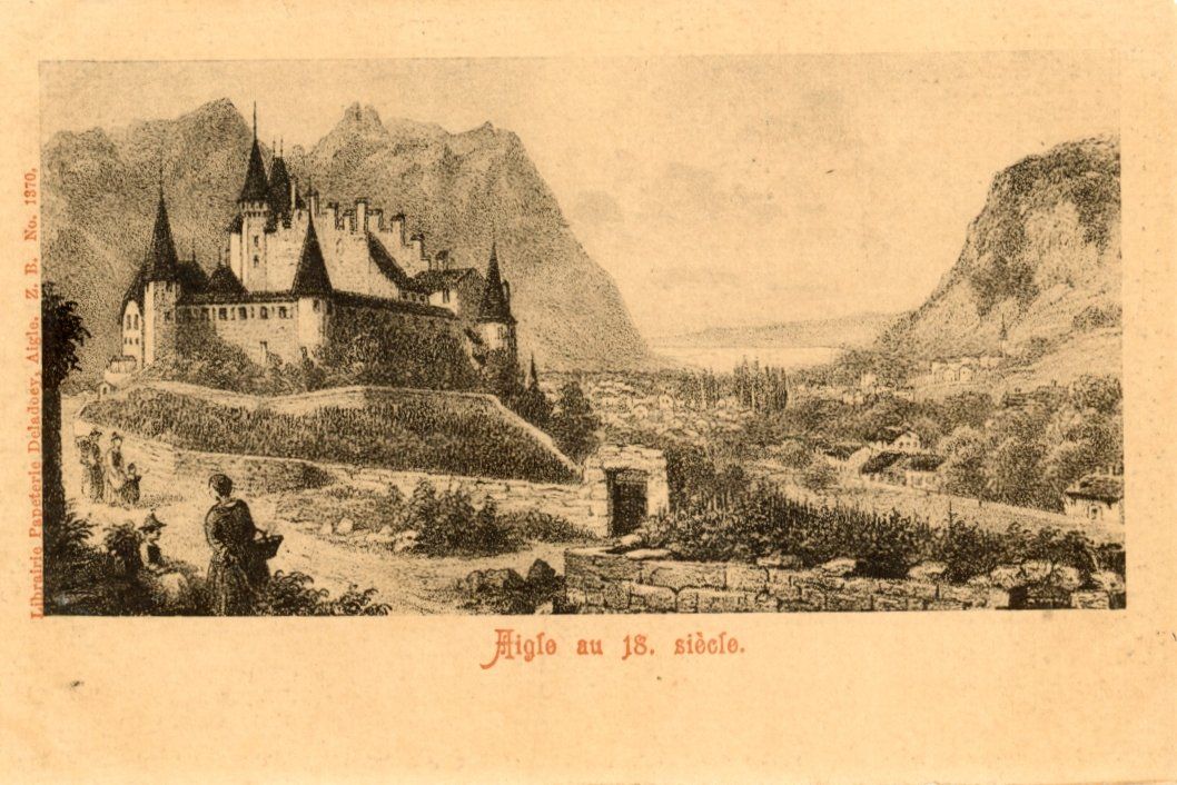 Cartes postales: Aigle  VD    au 18.. siècle      ca.  1 8 9 9 – D'occasion à Brig par Valcards54
