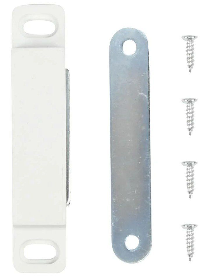 Eisenwaren: 5 x Magnetverschluss mit Gegenplatte grosse 85 mm – Neu und originalverpackt aus St. Gallen von schnaeppchen-preise