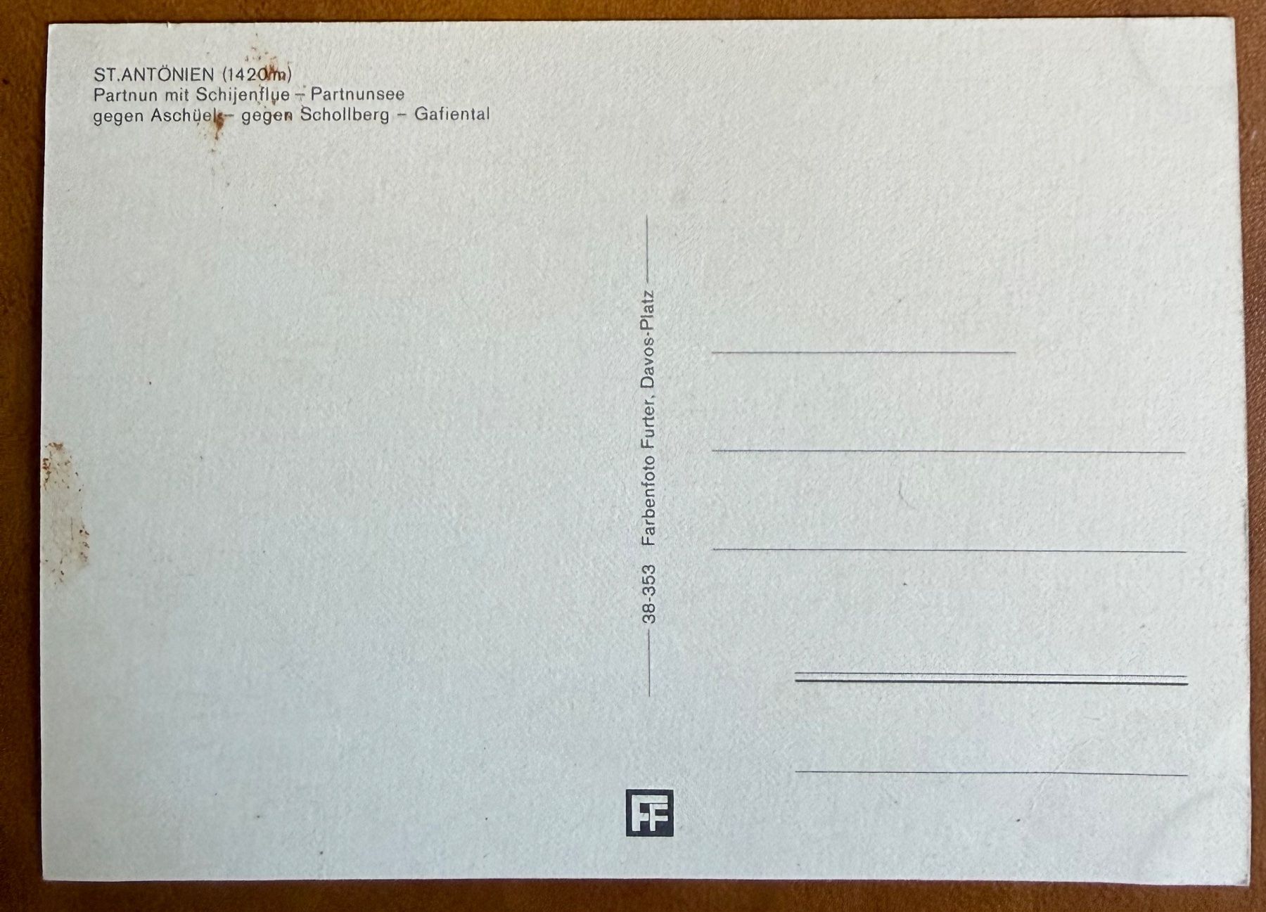 Cartoline postali: St. Antönien - Multivues – Usato da Lutry venduto da Ediego 1