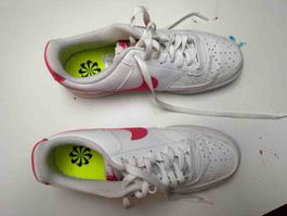 Nike Sneaker weiss pink, gebrauchter Zustand