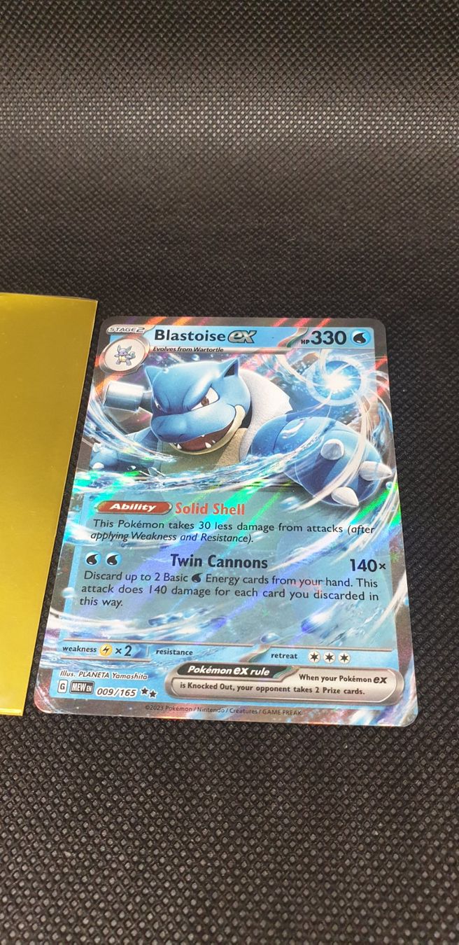 Pokémon Carte collezionabili: Blastoise  ex 009/165 (Neuwertig) – Nuovo (secondo la descrizione) da Steinhausen venduto da pinu09 5