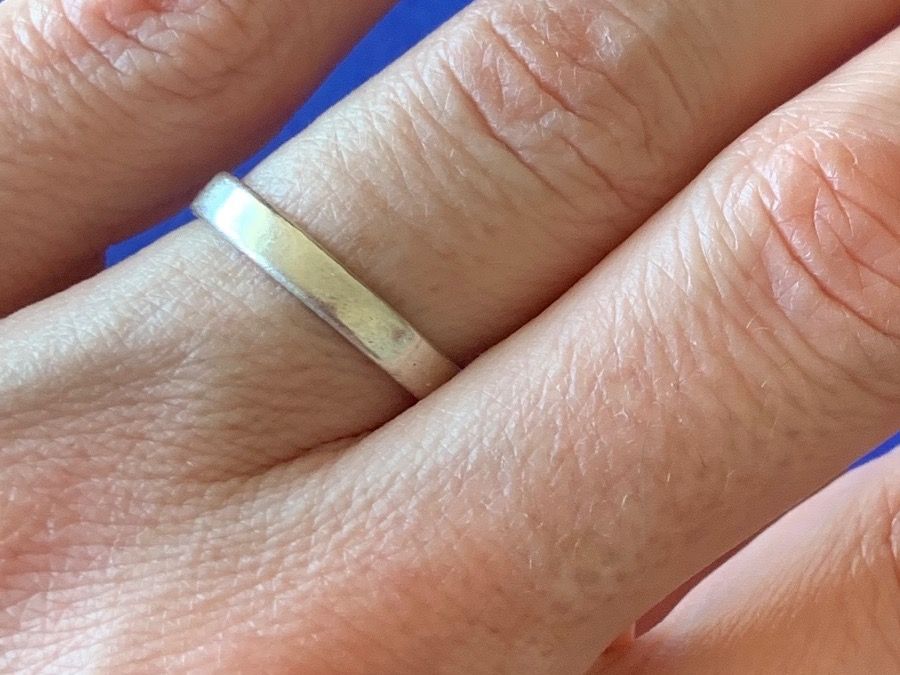 Anelli: Super simpler Silberring (55) – Usato da Laufen venduto da belleskulptur