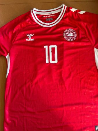 Maillot Danemark domicile rouge Eriksen10 taille M neuf