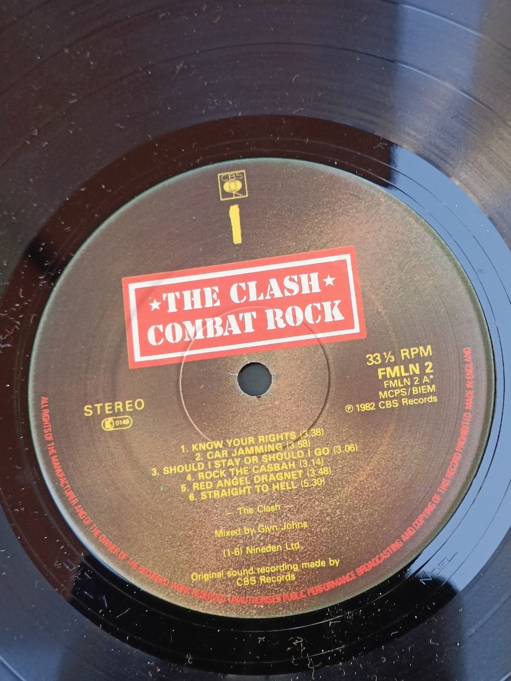 Schallplatten: LP / The Clash - Combat Rock Ausgabe 1982 – Gebraucht aus Brugg AG von Ente015 3
