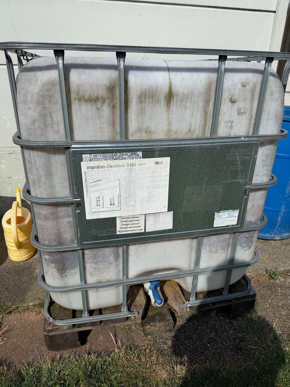 Abbeveratoi e trogoli: IBC IBC Tank, Wassertank 1000 Liter. – Usato da Balsthal venduto da IrenZimkeit