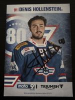 Signierte Karte Denis Hollenstein EHC Kloten