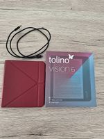 Tolino vision 6 E-Reader inkl. roter Origami-Hülle & OVP