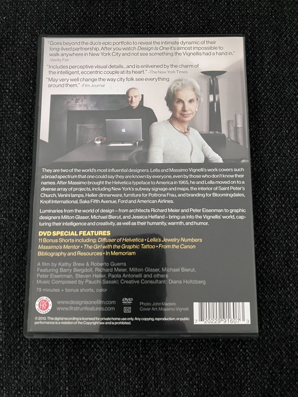 Tutti i DVDs: Design is One - Lella & Massimo Vignelli – Nuovo (secondo la descrizione) da Adliswil venduto da lauryyrual 1