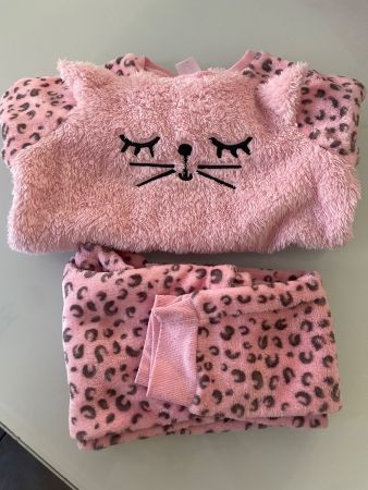 Mädchen pyschama rosa,plüsch 122/128