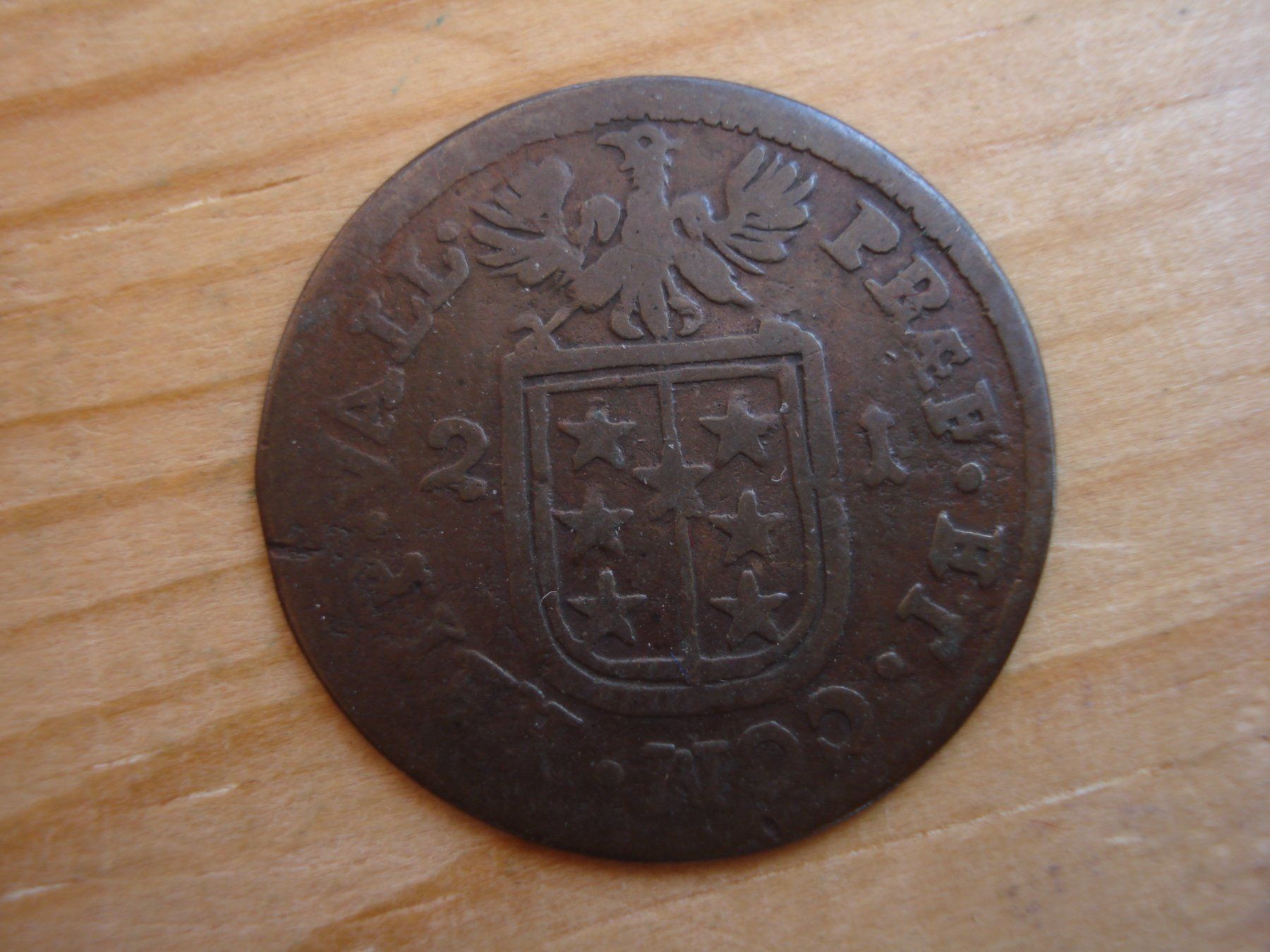 Toutes les monnaies: (H6) Wallis Halbbatzen 1721 – D'occasion à Erlach par Net-Coins