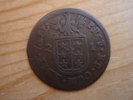 (H6) Wallis Halbbatzen 1721