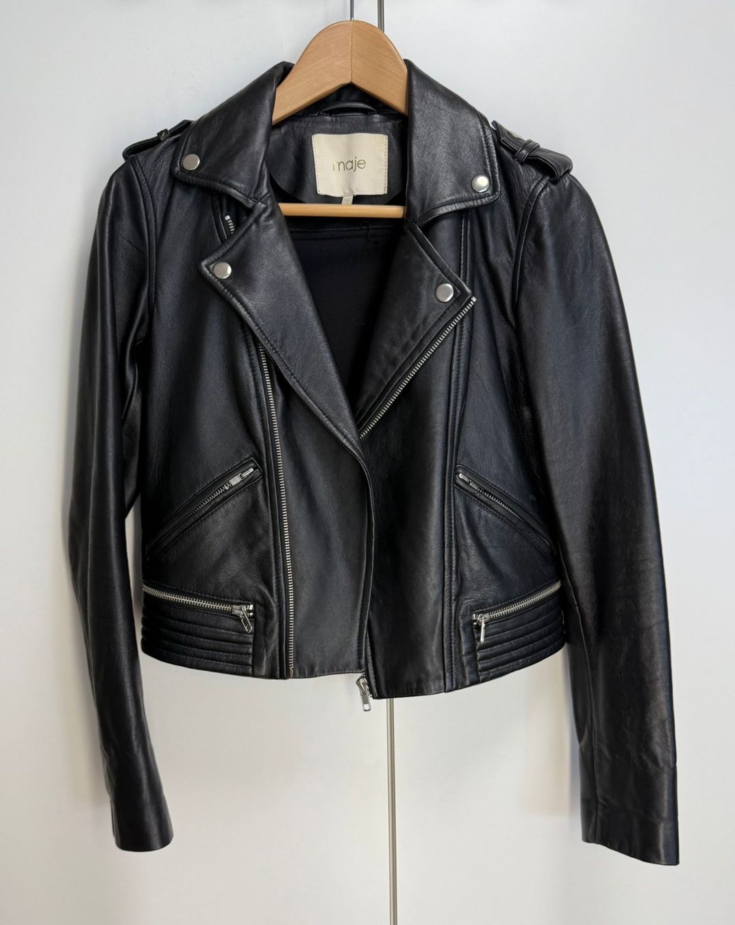 Maje Giacche: Maje Lederjacke Gr. 36 - NP 559 CHF – Nuovo (secondo la descrizione) da Frauenfeld venduto da LIL_NA 2