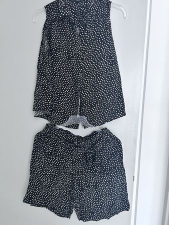Completo donna a pois taglia S