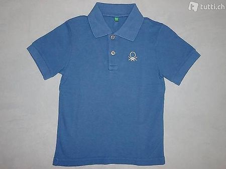 Polo- T-shirt Gr.98 (100cm) XXS Marke: Benetton