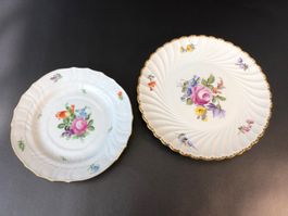 ⭐Porzellan 2 Teller, Herend & Nymphenburg
