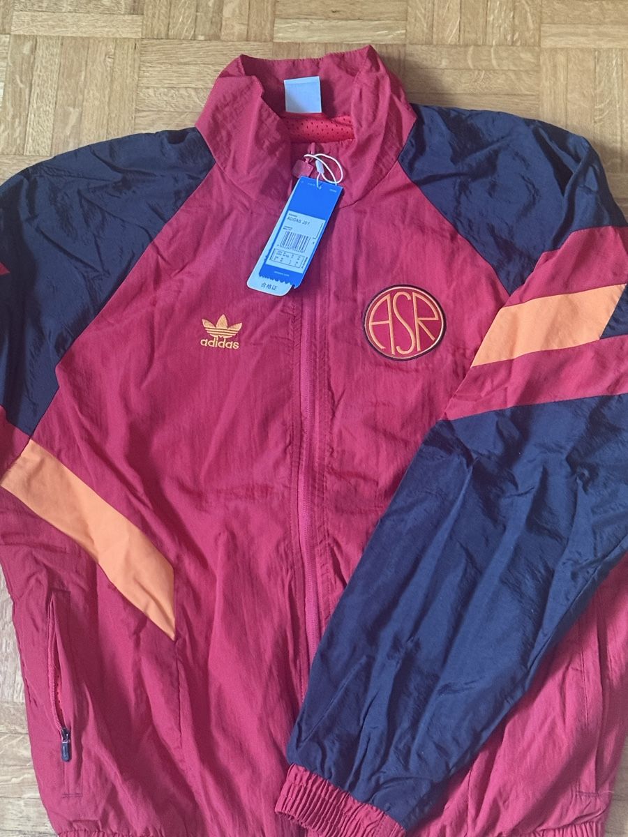 Adidas Giacche: AS Roma Windbreaker tg. M – Nuovo e nell'imballaggio originale da Pully venduto da football_shirts