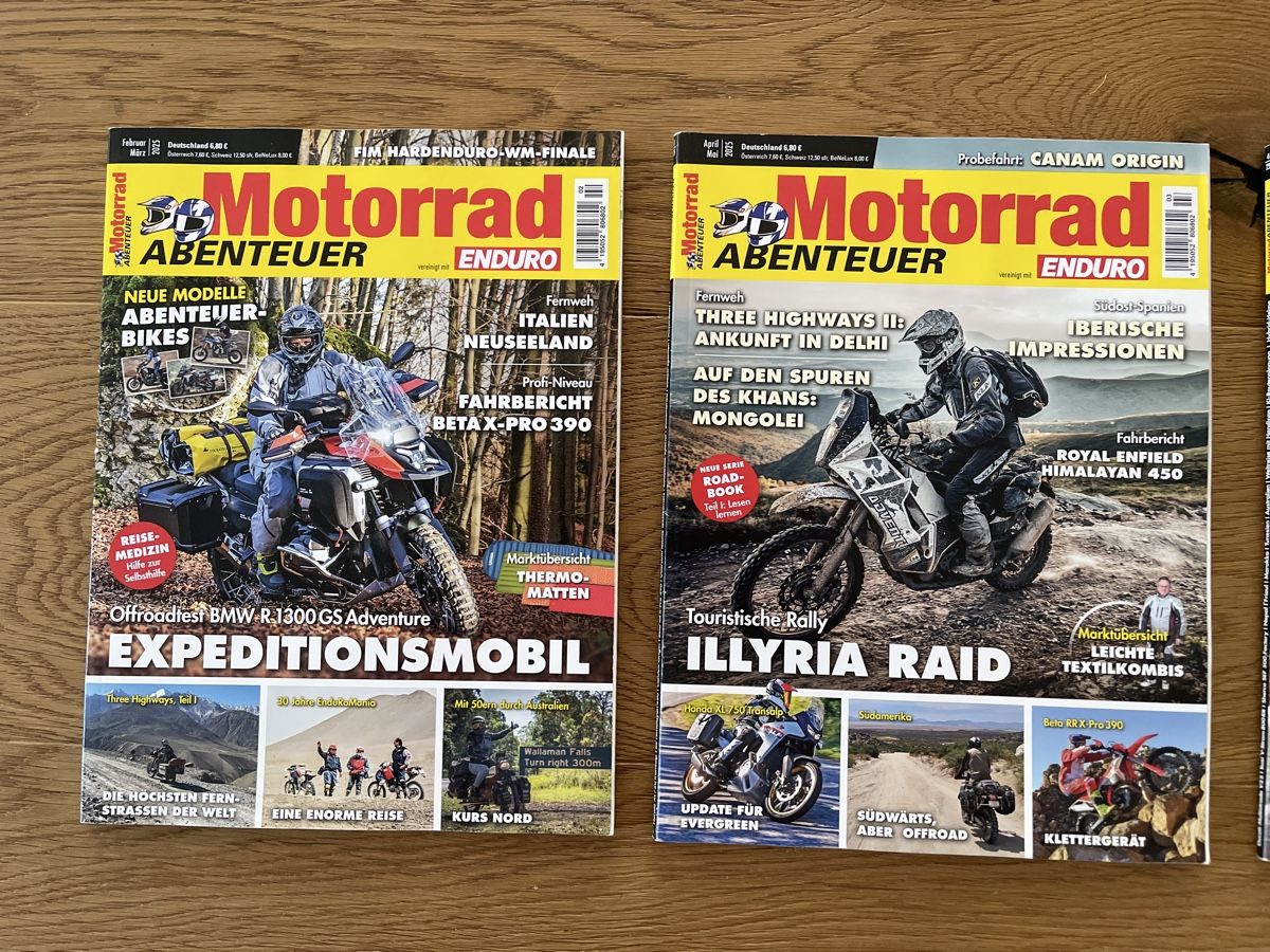 Zeitschriften & Magazine: Motorrad Adventure: 4 Zeitschriften! – Gebraucht aus Stans von lion85 1