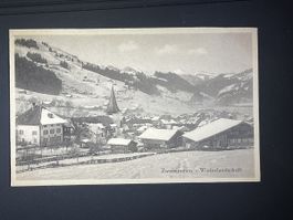 Alte Ansichtskarte Zweisimmen