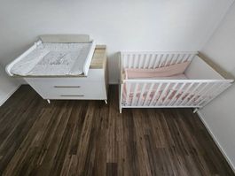 PAIDI Kinderbett + Wickelkommode