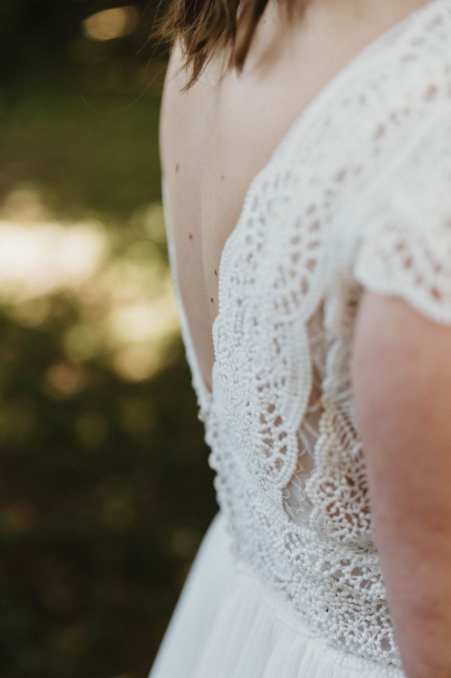 Vestiti: Secondhand Brautkleid, Grösse 44 – Usato da Brunnen venduto da Herzig-Brautmode 6