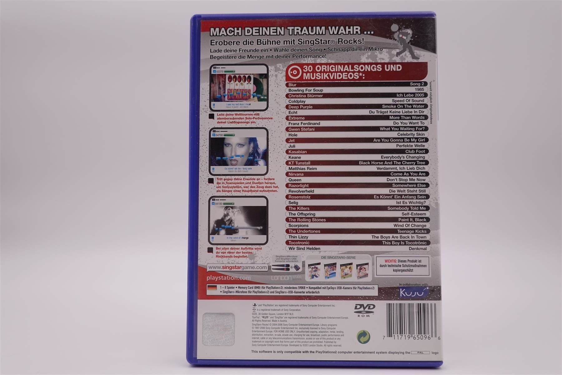 Sony Giochi: Singstar Rocks (PS2) – Usato da Herisau venduto da ZelliZone 1