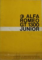 BETRIEBSANLEITUNG | ALFA GT 1300 JUNIOR - AB 06.1969 - DE