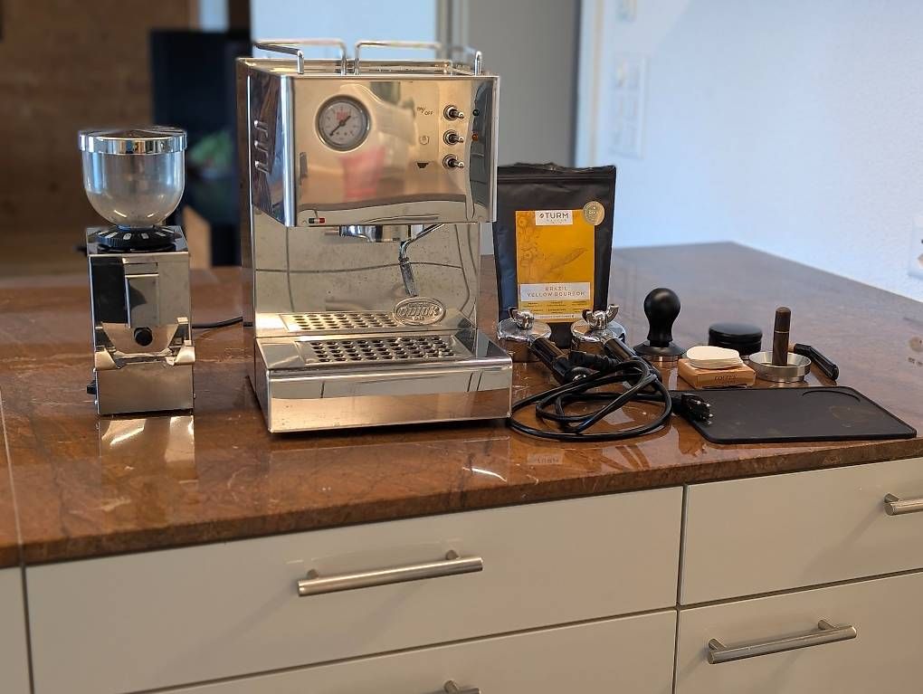 Macchine per caffè & Macchine per espresso: Quick Mill 03000 + Isomac Granmacinino  Espresso-Set – Usato da Zuckenriet venduto da AV-JUNK 2