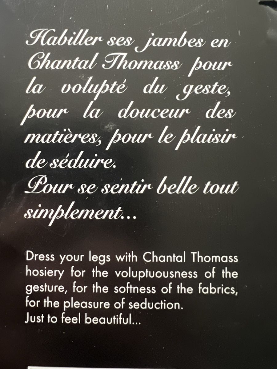 Strümpfe & Strumpfhosen: Collants neufs Chantal Thomass  – Neu und originalverpackt aus Lugnorre von cla_j6bq 5