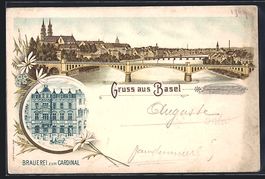 Litho Basel, Hotel Schweizerhof von E. G