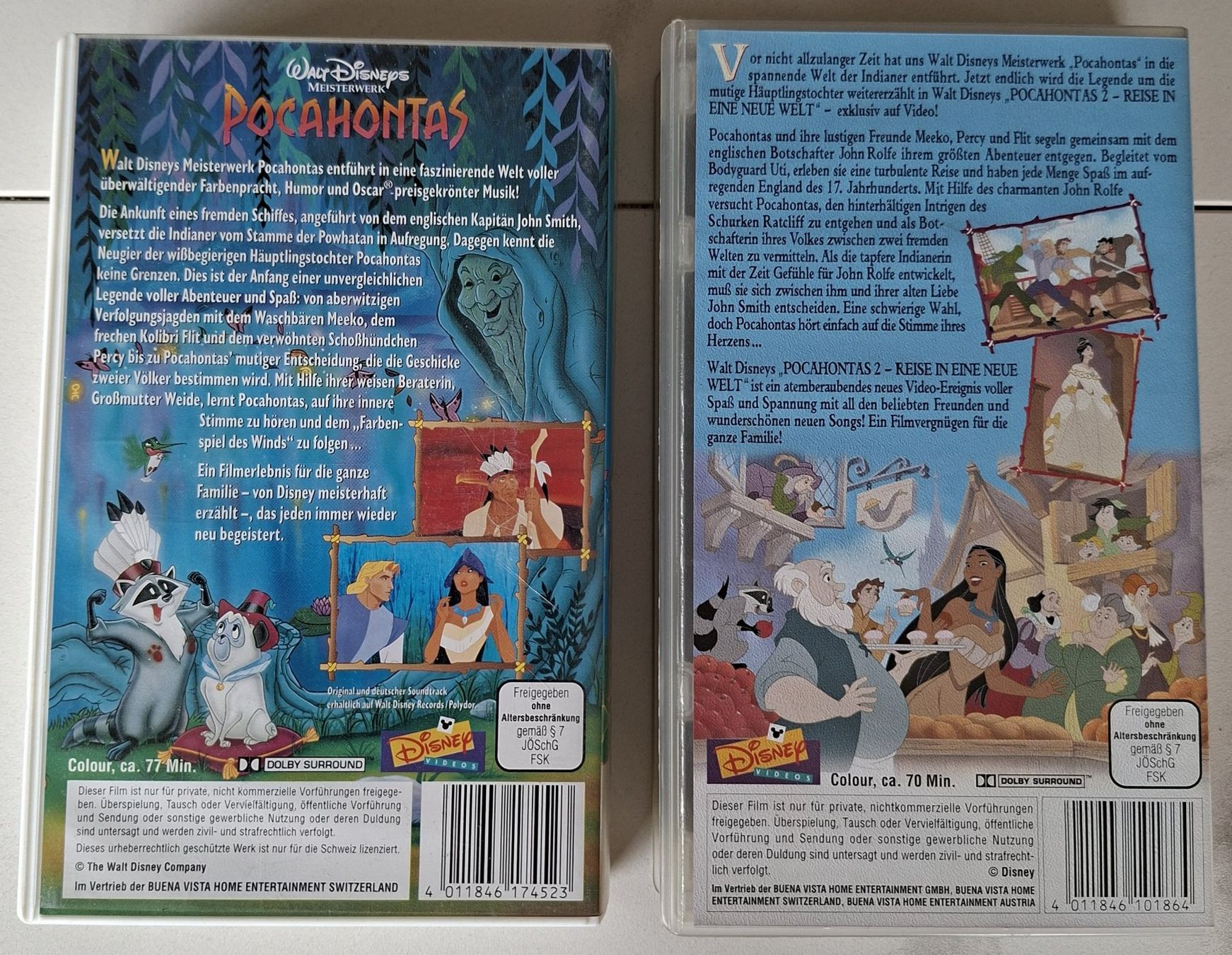 Tutti i VHS: VHS Pocahontas 1 & 2 – Usato da Ziefen venduto da MullerD 2