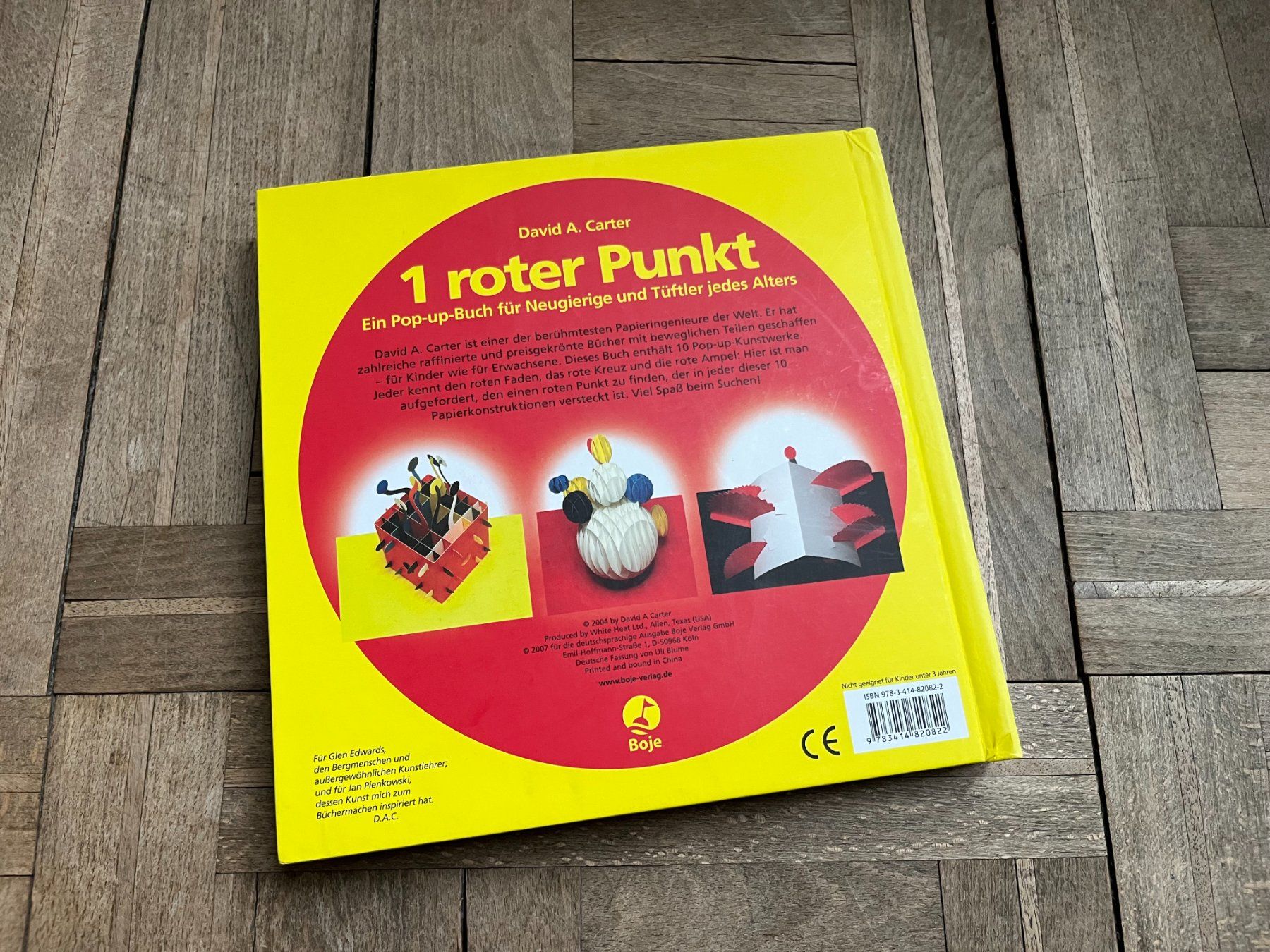 Libri: 1 Roter Punkt - David A. Carter - 3D PopUp Buch – Usato da Zürich venduto da its-love 8