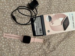 Fitbit Versa 2 Smartwatch Roségold Damen gut erhalten