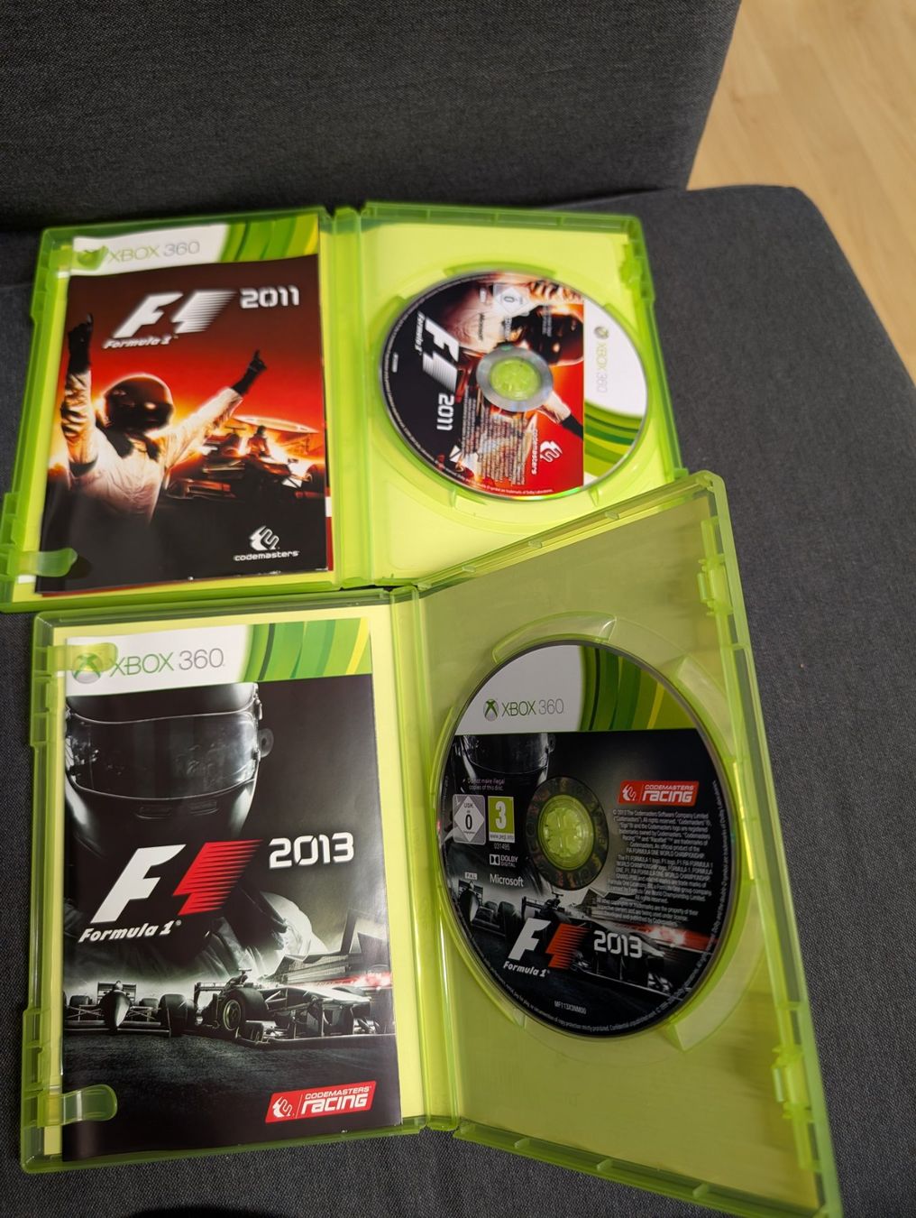 Spiele: F1 2011 and 2013 Microsoft Xbox 360 – Gebraucht aus Giubiasco von Ticinerd 2