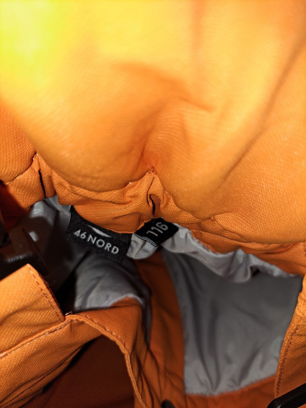 46 Nord Pantaloni: 46 Nord Skihose Orange, Grösse 116 – Usato da Muri AG venduto da ClaudiaK91 1